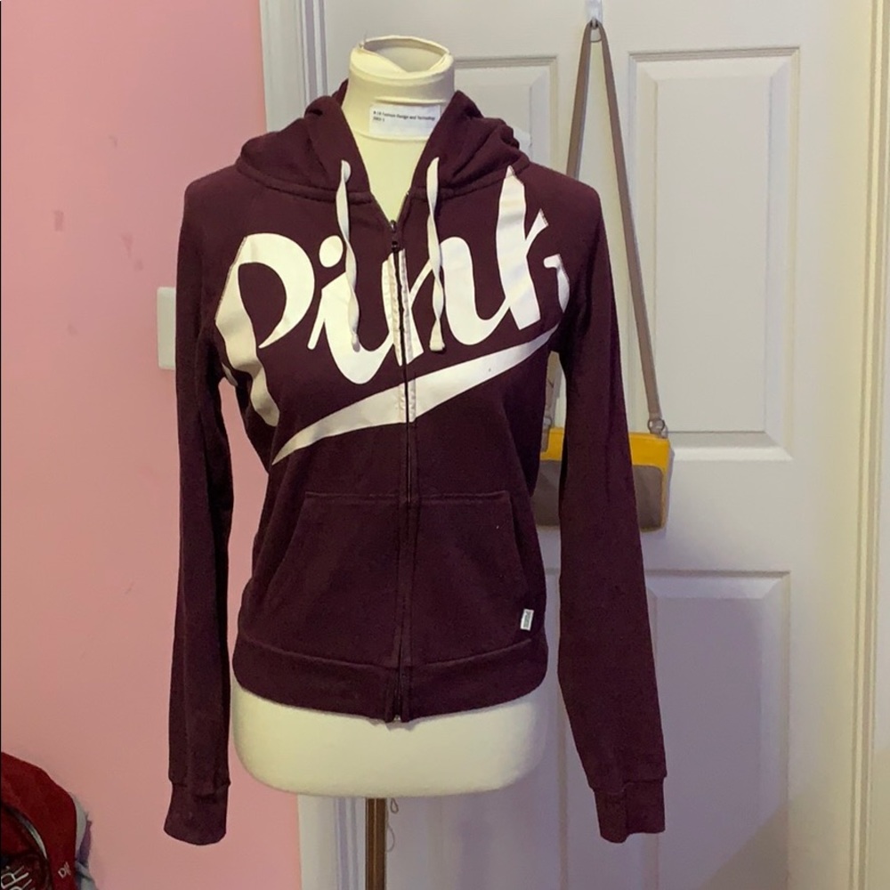 VICTORIAS SECRET Pink zip up jacket